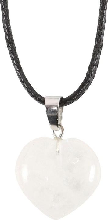 Produktbild Something Different Herz Halskette Healing Quarz (100% synthetisches Material)