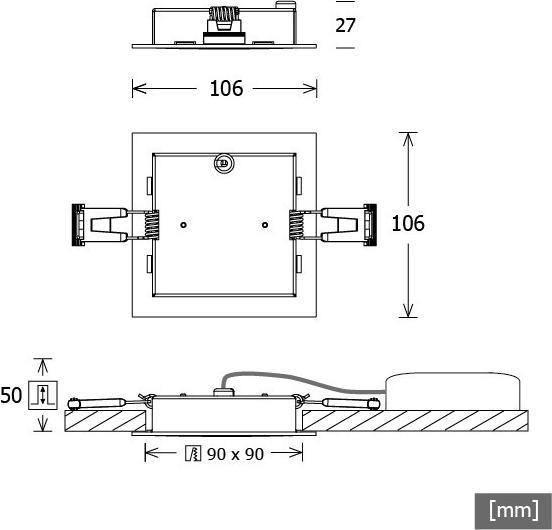 Actual product image LTS CHOCM-R 220.830.80.02/ ws ChocLED (760 lm)