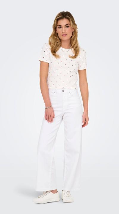 Actual product image Only ONLANN-MADISON Hohe Taille Verkürzt Jeans Jeans mit weitem Bein (32)