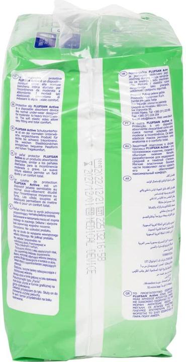 Valori nutrizionali e ingredienti VidaXL Pantaloni per incontinenza Flufsan per adulti 14 pezzi. Taglia (14 x, L)