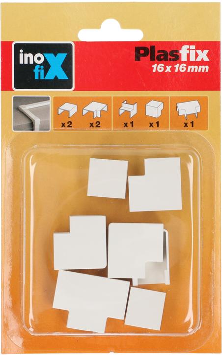 Produktbild Inofix Plasfix Verbindungen 16x16mm assortiert 7-teilig (Kabelkanal, 16 cm)