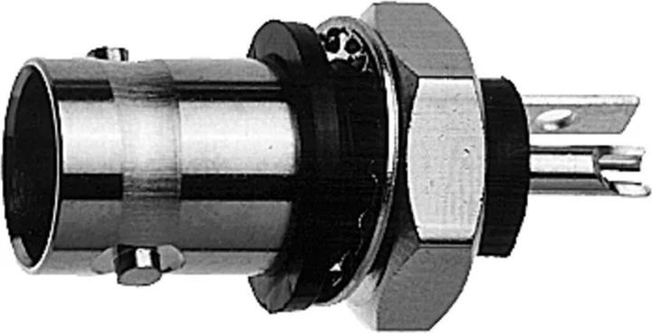 Actual product image Telegärtner BNC panel jack, insulated 50 Ohm, with insulating flange white, Z01