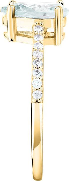 Produktbild Morellato Elegant gold-plated ring with zircons Tesori SAIW2100 - Circuit: 50 mm (50, 925 Silber)