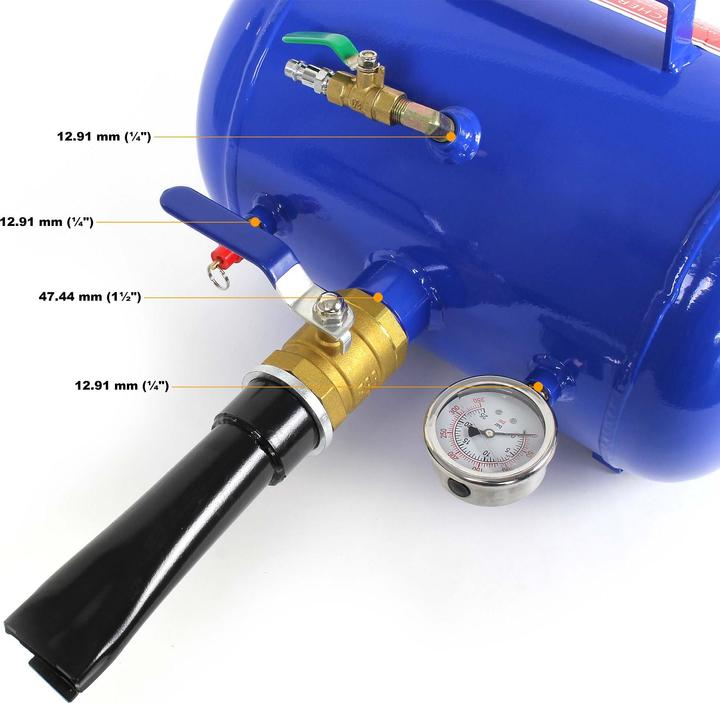 Actual product image XPOtool 19L Car Tyre Bead Seater with Max. 10bar to Inflate and Mount Tires onto Vehicle Rims