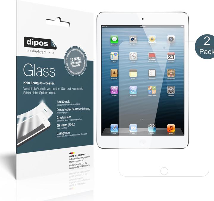 Actual product image Dipos Screen Protector Anti-Shock (2 Piece, iPad 2011 (2nd gene), iPad 2012 (3rd gene), iPad 2012 (4th gene))