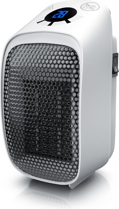 Produktbild Brandson Steckdosen Mini Heizlüfter 400W, Keramikheizlüfter, Badezimmer Mini Heizgerät mit Temperaturregelung (400 W)