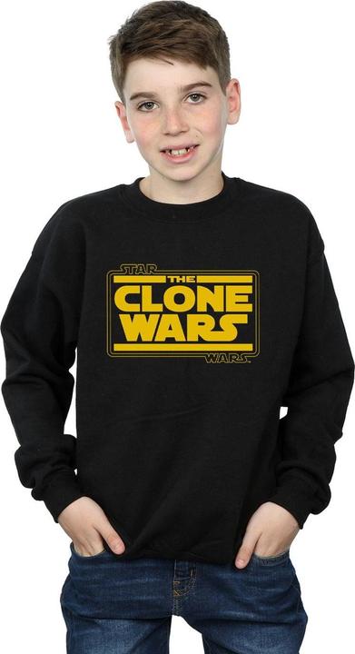 Produktbild Star Wars Clone Wars Logo Sweatshirt Jungen (140, 146)