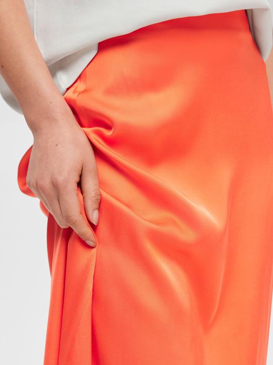 Actual product image Selected Femme Satin Midi Skirt (40)