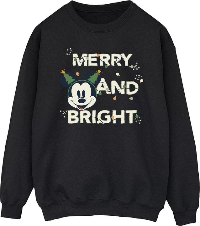 Actual product image Disney Mens Mickey Mouse Merry & Bright Sweatshirt (4XL)