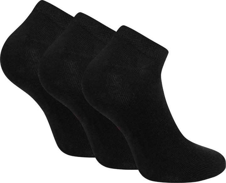 JTI Söckchen aus Bambus, Schwarz - 3er-Pack (3er Pack, 37 - 40, 41 - 45)