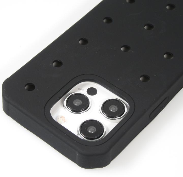 Immagine prodotto PhoneLook Coperchio Coperchio in silicone spesso con fori per l'inserimento di adesivi (Apple iPhone 14 Pro)