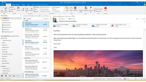 Actual product image Microsoft Office Home & Business 2016 (German)
