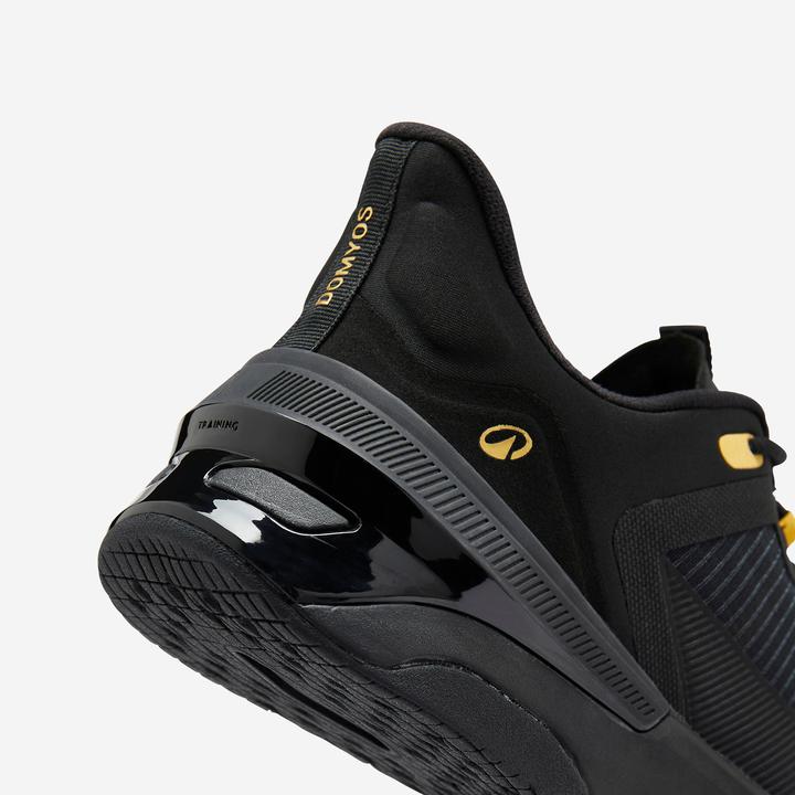 Domyos Sportschuhe Sneaker Herren Fitness co-kreiert mit Teddy Riner - schwarz