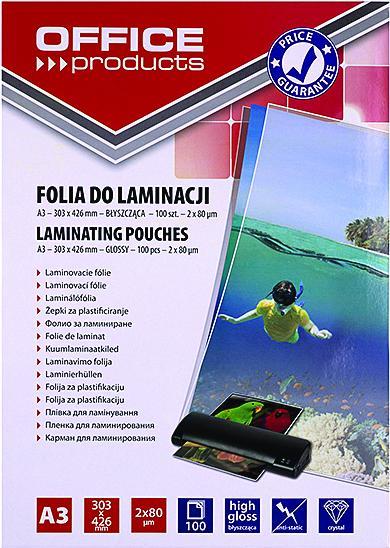 Image du produit Q-Connect Film pour plastification A3 bĹ yszczÄ... environ transparent 100 unités (A3, 100 pièce(s), 80 µm)
