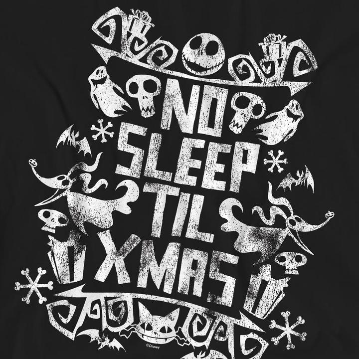 Immagine prodotto The Nightmare Before Christmas No Sleep Till Xmas Maglietta Adulto Unisex (XL)