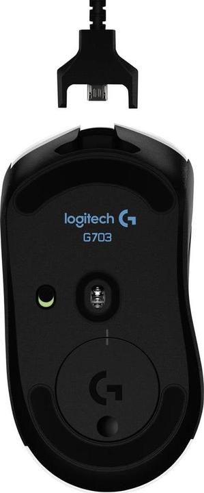 Produktbild Logitech G G703 Lightspeed (Kabellos, Kabelgebunden)