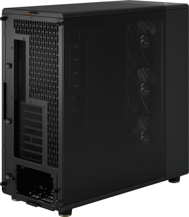 Actual product image Fractal Midi North XL RC Charcoal Black TG (Mini-ITX, ATX, E-ATX)