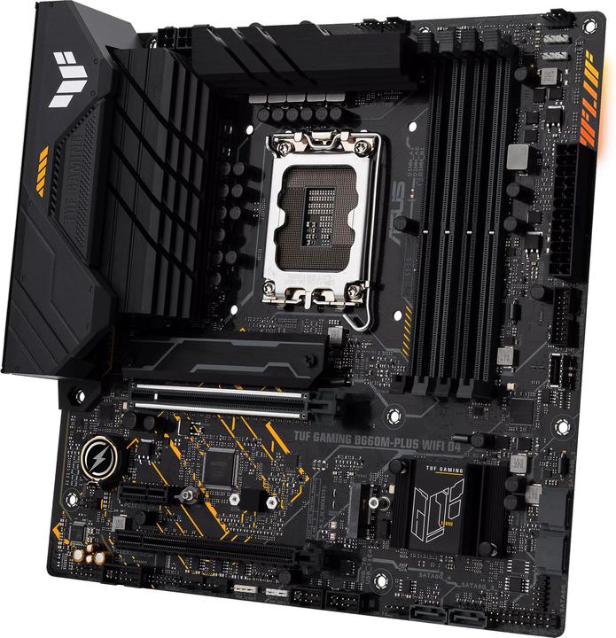 Productafbeelding ASUS TUF GAMING B660M-PLUS D4 (LGA 1700, Intel B660, mATX)