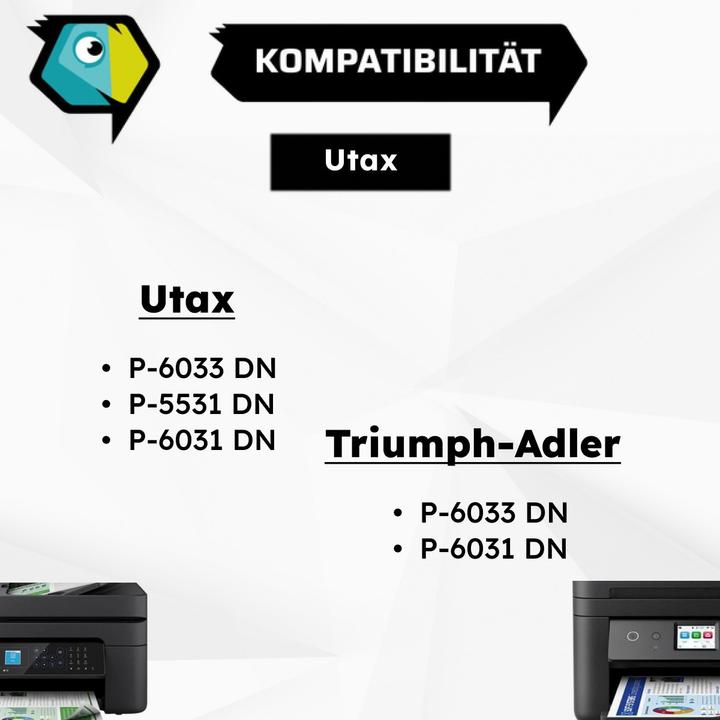 Produktbild Inkadoo Kompatibel zu Utax 1T02T60UT0 / PK-3012 Tonerkartusche, schwarz (BK)