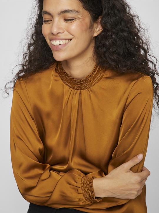 Actual product image Vila High Neck Top with Long Sleeves (36)