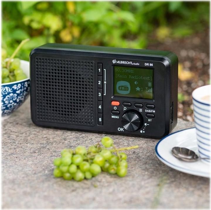 Actual product image Albrecht DR 86 Senior (FM, DAB+, Bluetooth)