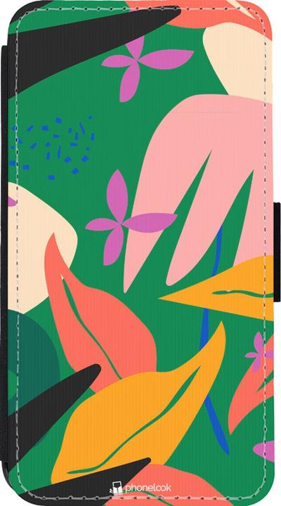 Image du produit PhoneLook Coque Wallet noir Abstract Jungle (Apple iPhone 13 mini)