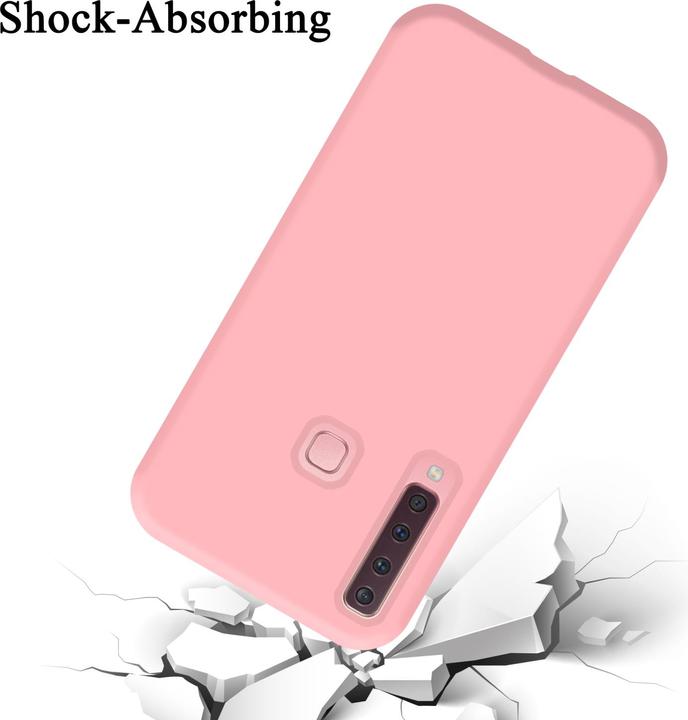 Actual product image Cadorabo TPU Liquid Silicone Case Cover for Samsung Galaxy A9 2018 (Samsung Galaxy A9 (2018))