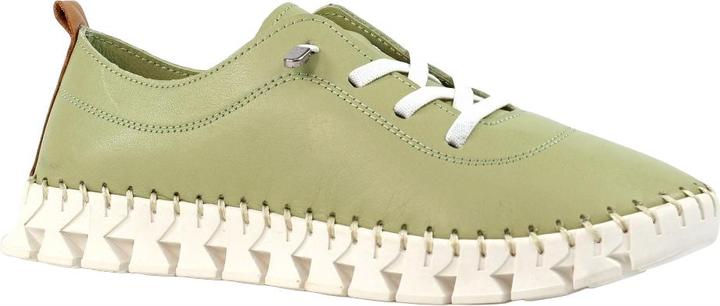Actual product image Lunar Womens/Ladies St Austell Leather Plimsolls (38)