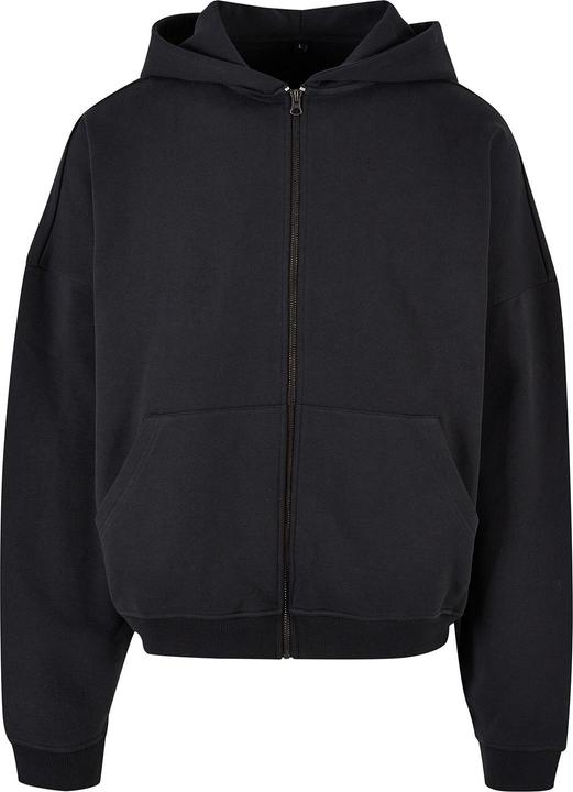 Build Your Brand 90s Hoodie mit durchgehendem Reissverschluss