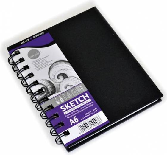 Produktbild Magni Simply Skizzenbuch A6 Spiralbindung 54 Blatt (A6, Speziallineatur)