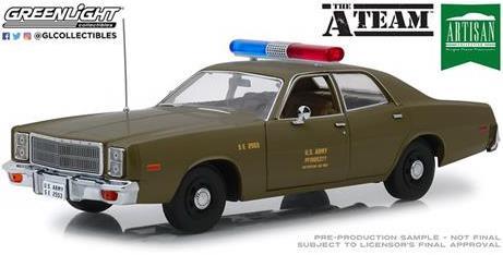 Produktbild Greenlight Collectibles 1977 Plymouth Fury U.S. Army Police