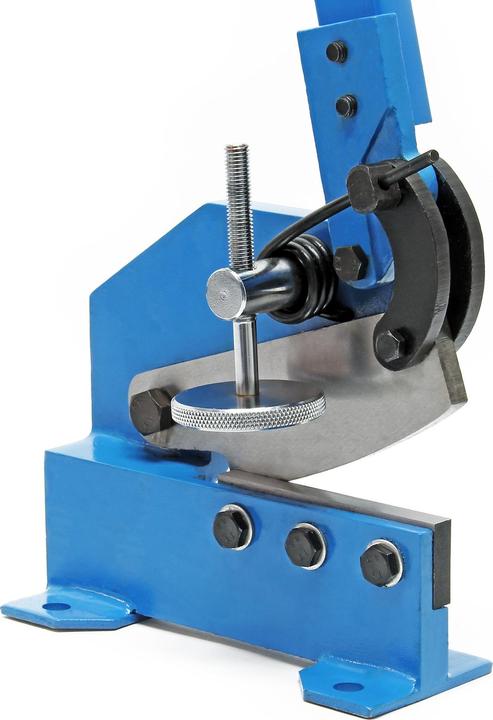 Immagine prodotto Wiltec Cisaille de levier de 200 mm Découpe de tôle Métal Acier rond plat Machine manuelle Atelier (200 mm)