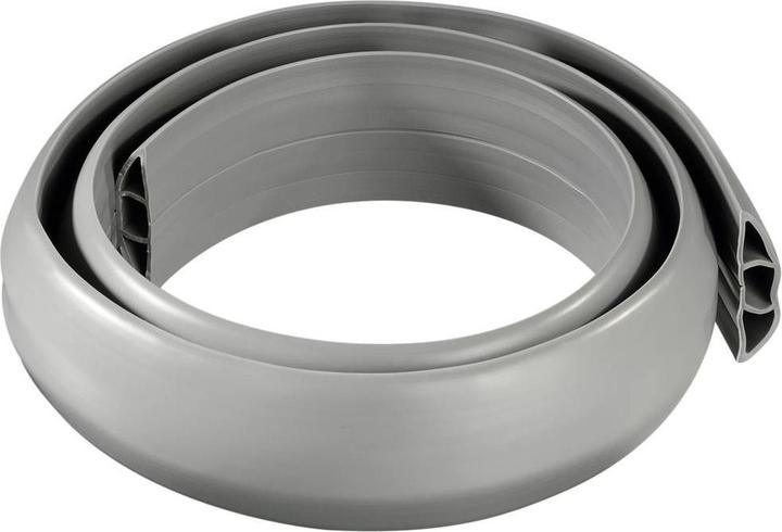 Produktbild Hama Flexibler Kabelkanal, selbstklebend, halbrund, 180 x 6 x 1 cm, PVC, Grau (Kabelkanal, 180 cm)