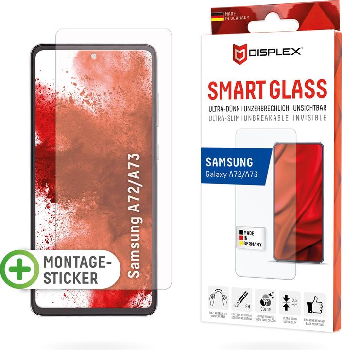 Produktbild Displex Smart Glass (1 Stück, Samsung Galaxy A72 5G, Samsung Galaxy A73 5G, Samsung Galaxy A72)