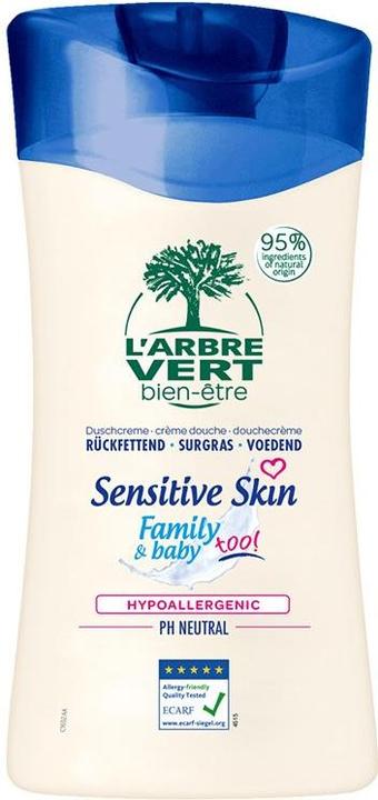 Image du produit L'arbre vert Gel douche écologique surgras Sensitive Skin (250 ml)