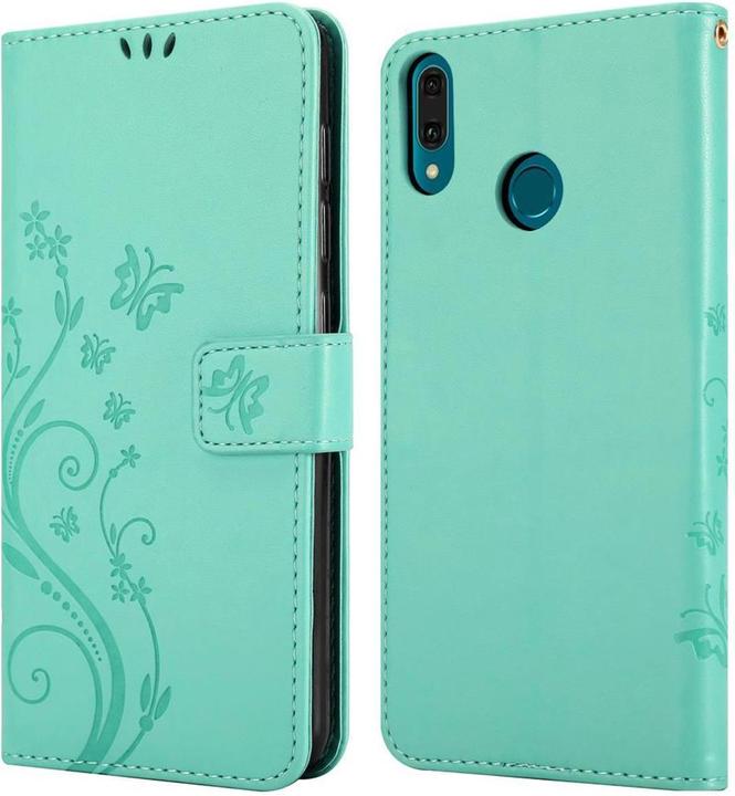 Actual product image Cadorabo Flower Book Cover (Huawei Y9 (2019))