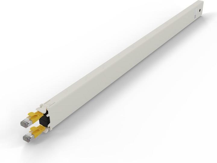 PATCHBOX one / Cassette / 30RU / Cat 6A, STP, 1.8 m, Gelb (STP, CAT6a, 1.80 m)