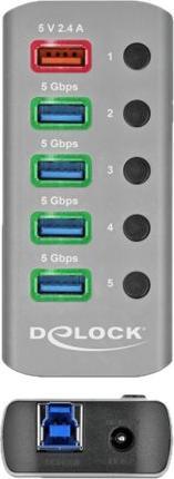 Produktbild Delock USB 3.2 Hub (USB-B, 5 Ports)