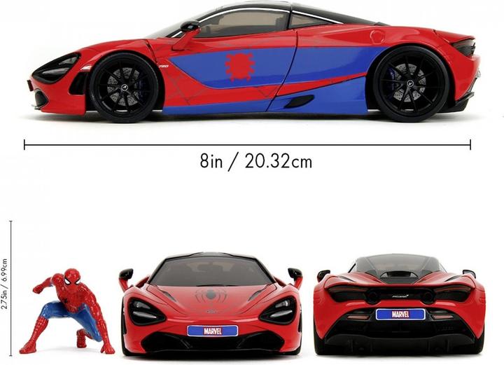 Image du produit Jada Marvel Spider-Man McLaren 720S 1:24
