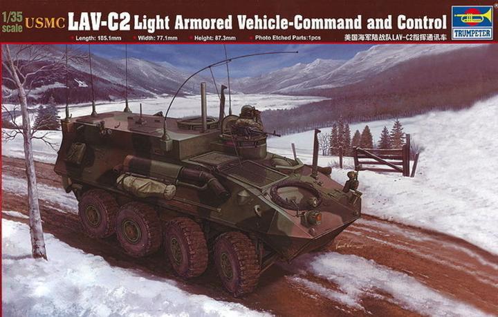 Actual product image Trumpeter USMC LAV-C2 Command & Control Vehicle