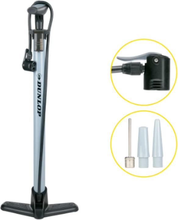 Actual product image Dunlop Bicycle floor pump