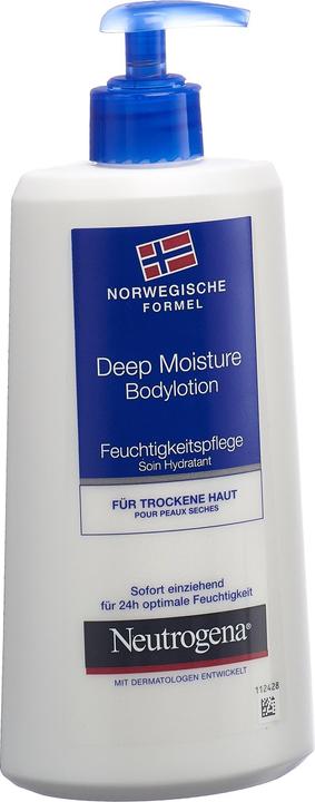 Actual product image Neutrogena Deep Moisture Body Lotion (Body cream, 400 ml)