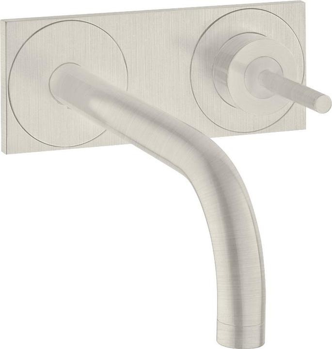 Actual product image Axor Uno single lever washbasin mixer concealed, plate for wall mounting, projection 165mm