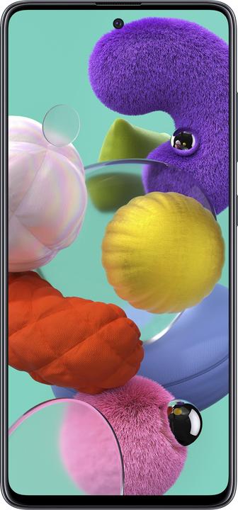Actual product image Samsung Galaxy A51 EU (128 GB, Prism Crush Black, 6.50", Dual SIM, 48 Mpx, 4G)