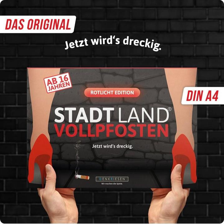 Produktbild Denkriesen Stadt Land Vollpfosten - Jetzt wird's dreckig (Deutsch)