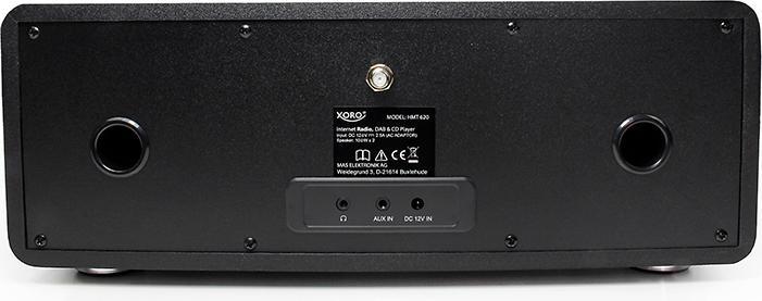 Image du produit Xoro HMT 620 Radio Internet stéréo tout-en-un noire (FM, DAB+ DAB, Bluetooth, WiFi)