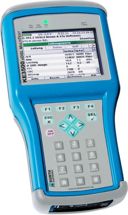 Image du produit Kurth Testeur DSL KE3500 xDSL Multitest incl. option VoIP (0.49810 + 0.49830-5)