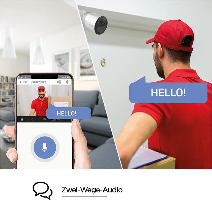 Actual product image EZVIZ BC1-B1 Battery-powered camera kit (1920 x 1080 Pixels)