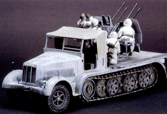 Image du produit Tamiya WWII Demi-chaîne allemande avec artillerie antiaérienne (5) 1:35