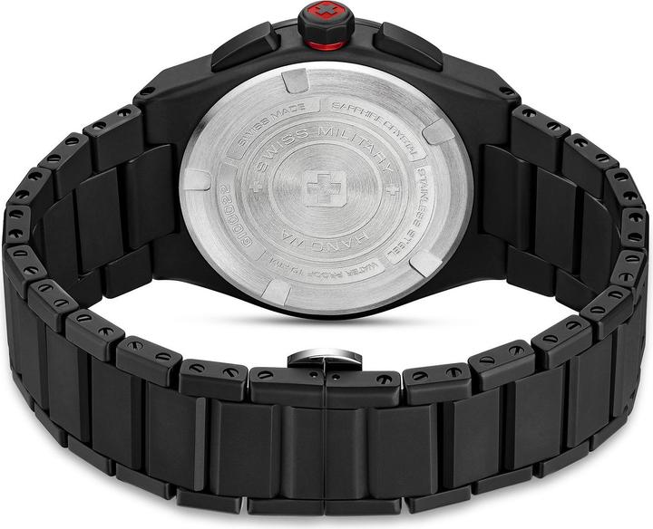 Actual product image Swiss Military Hanowa Herrenuhr (Watch with gemstone, 43 mm)